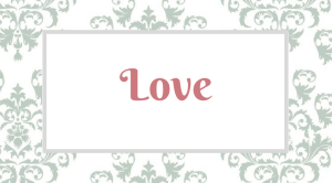 Fruitful Disciplines_ Love