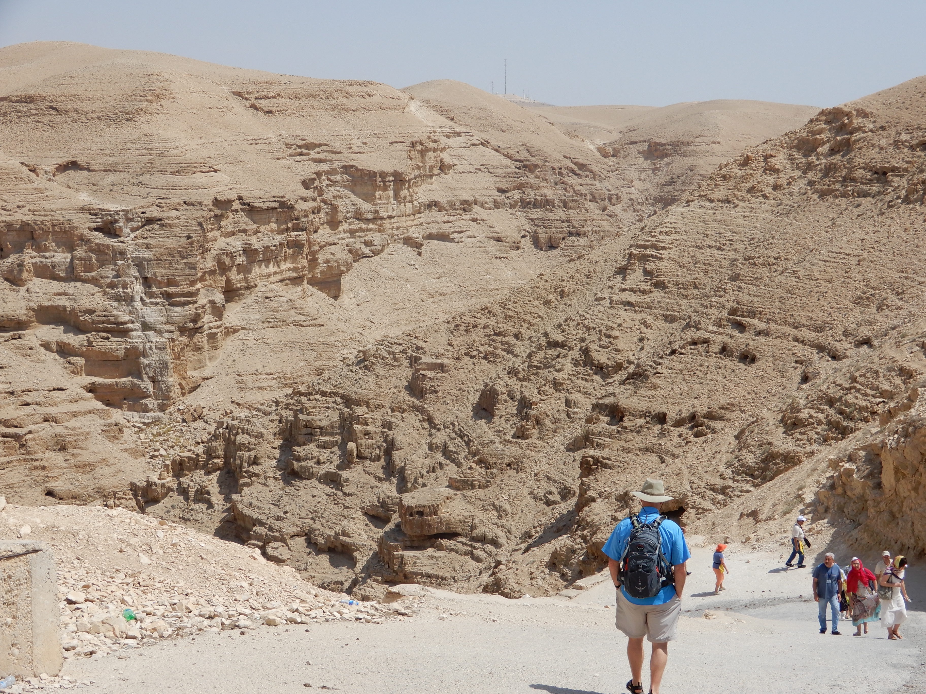View from the top of the Wadi